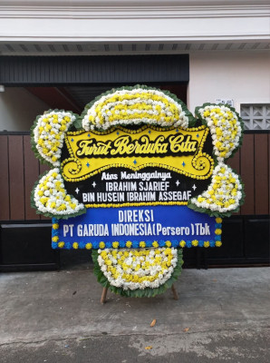 Papan Bunga Duka di Banjaroyo